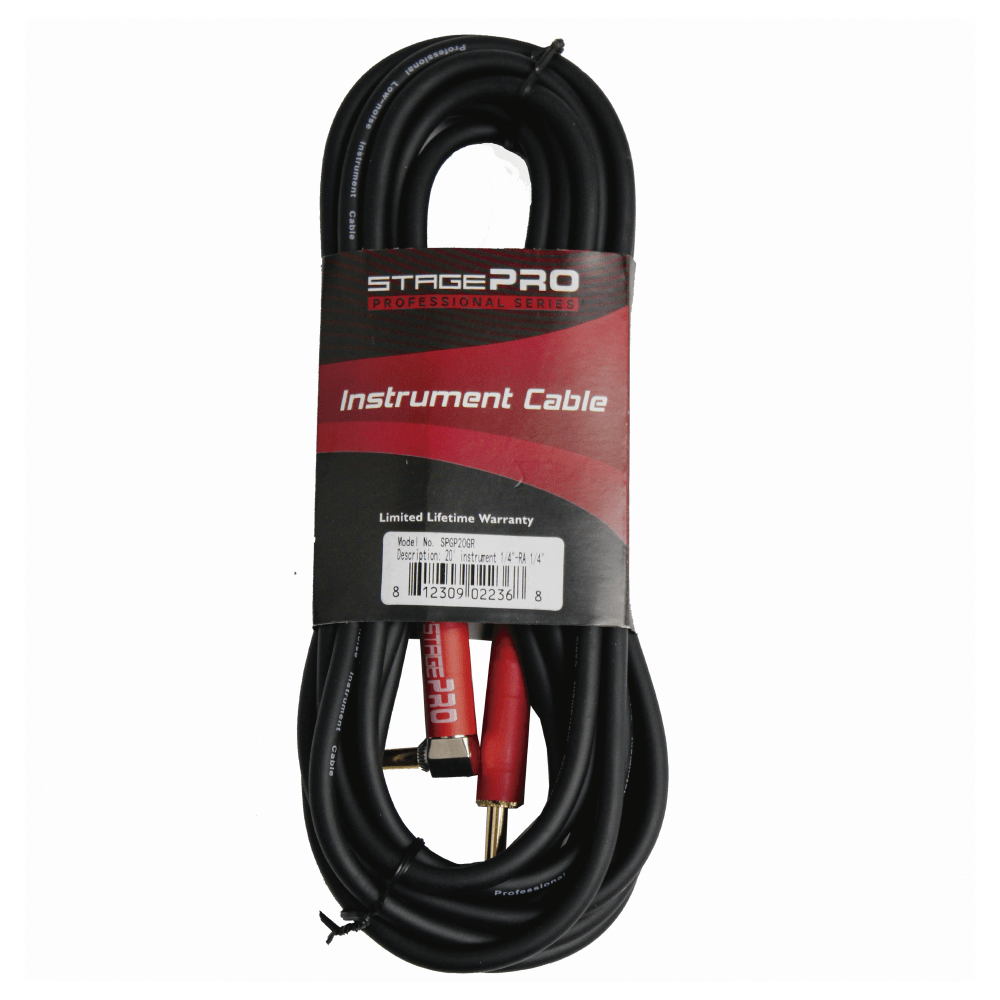 StagePro Instrument Cable 20"