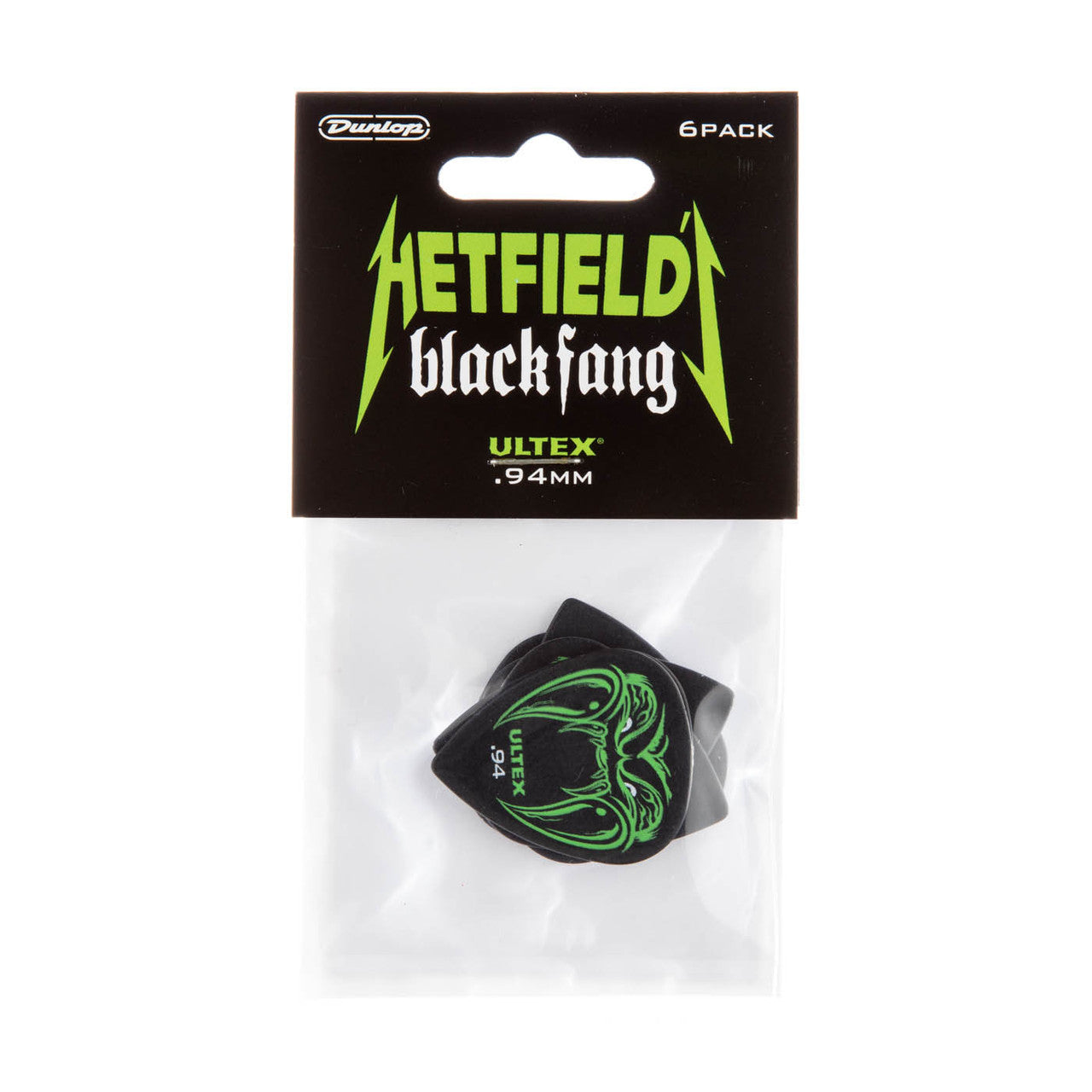 Dunlop HETFIELD'S BLACK FANG PICK .94MM (6 Pack)