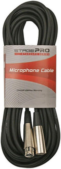 StagePro Cable, Microphone 20′ XLR M to F Std Series