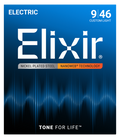 Elixir Electric Guitar Strings, NANOWEB, Custom Light (.009-.046)