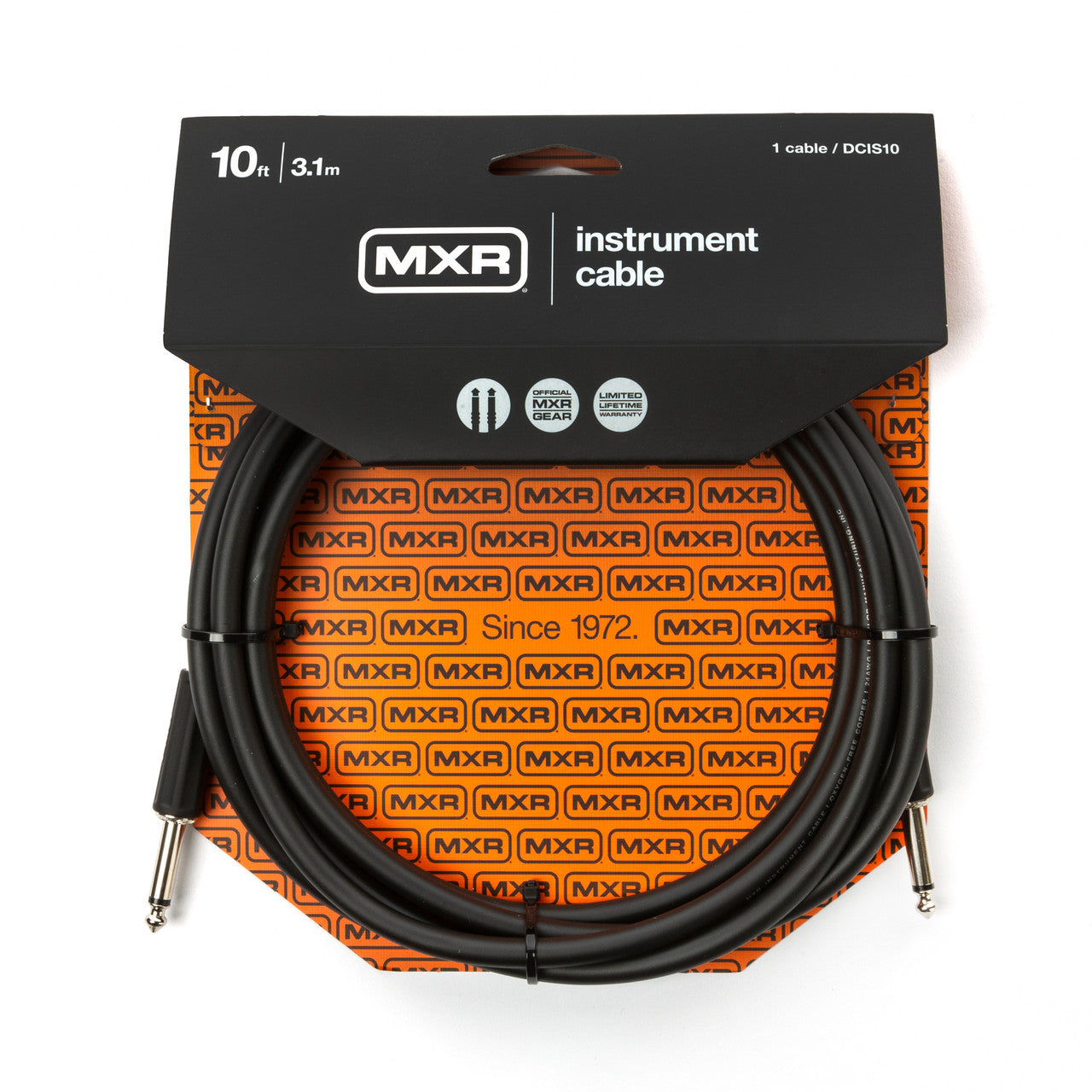 MXR 10 FT STANDARD INSTRUMENT CABLE - STRAIGHT / STRAIGHT