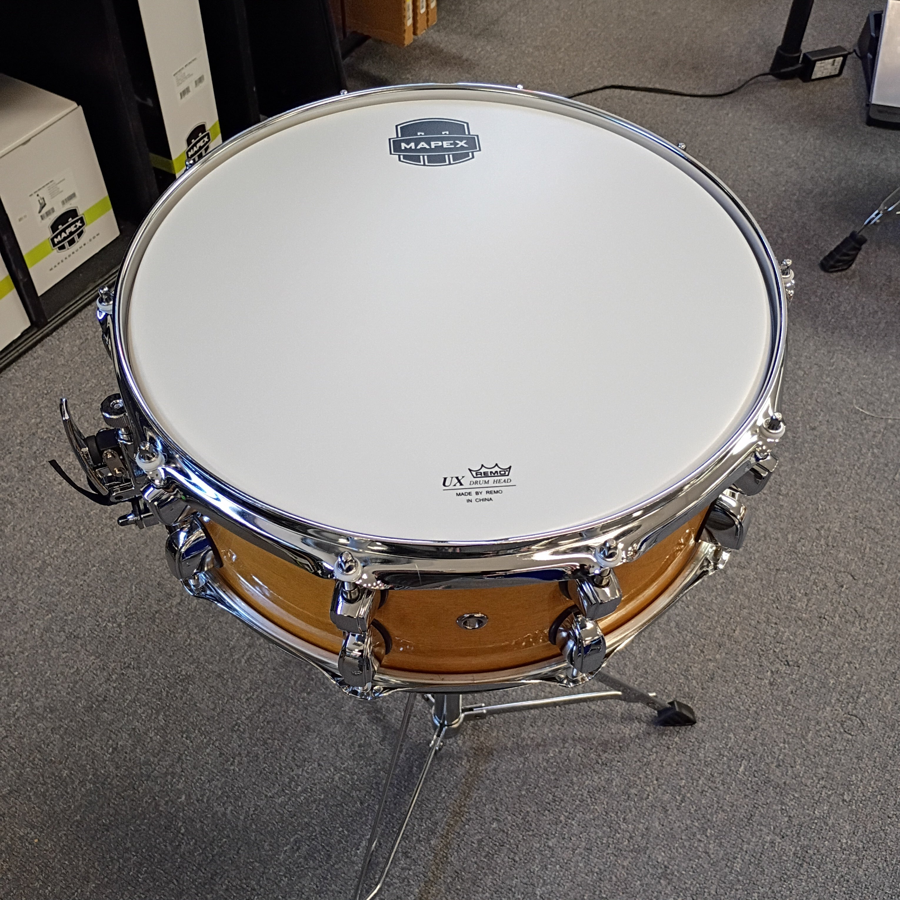 Mapex MPNMP4550CNL MPX 14"X5.5" MAPLE/POPLAR HYBRID SHELL SNARE DRUM Gloss Natural