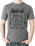 Orange Crest T-Shirt-Grey-Size L