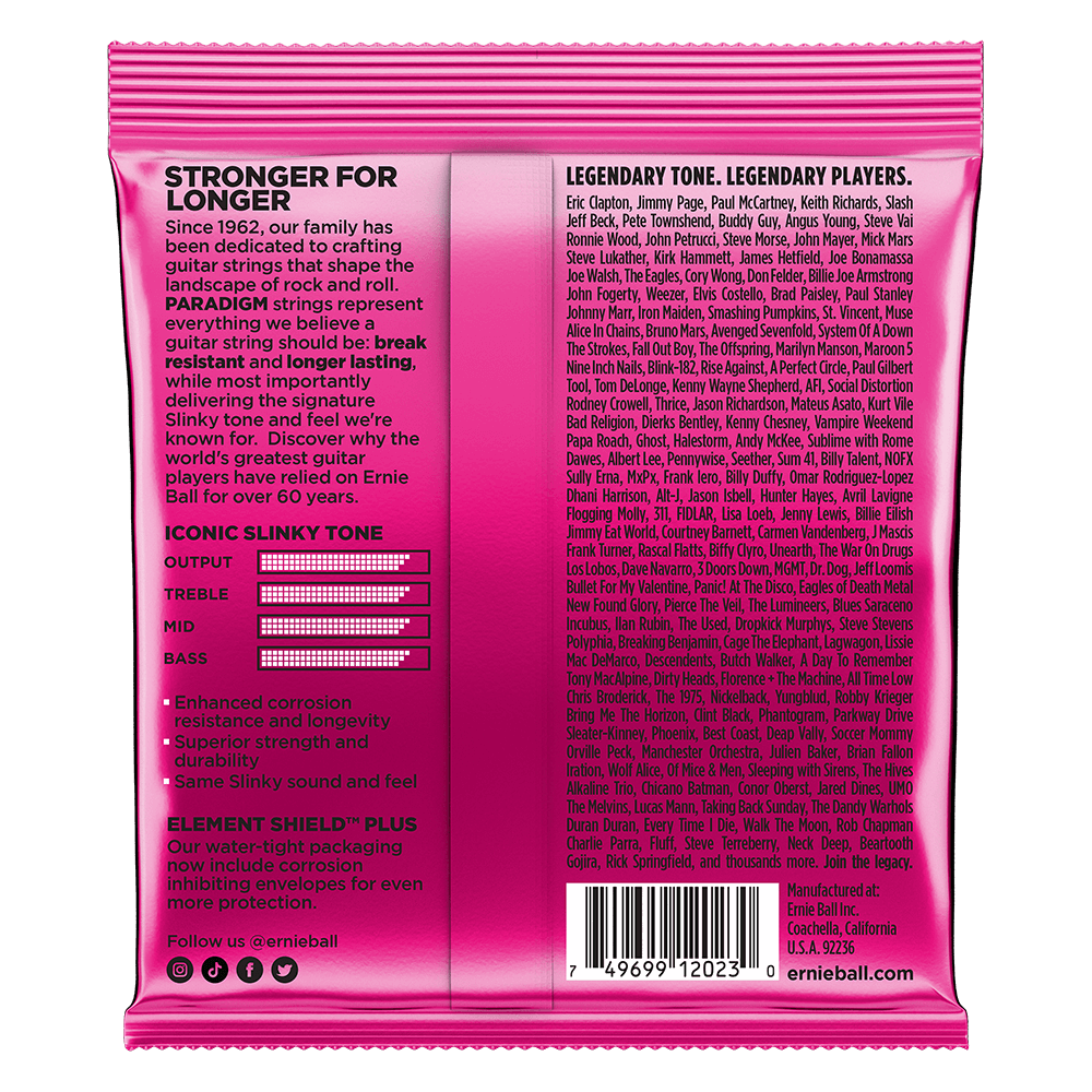 Ernie Ball Super Slinky Paradigm Electric Guitar Strings 9-42 Gauge