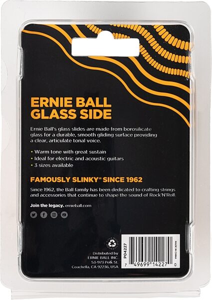 Ernie Ball Glass Guitar Slide - Small