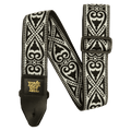 Ernie Ball Classic Jacquard Guitar Strap/Bass Strap - Black Heart