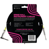Ernie Ball Classic Instrument Cable Straight/Angle 10ft - White