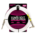 Ernie Ball Classic Instrument Cable Straight/Angle 15ft - White