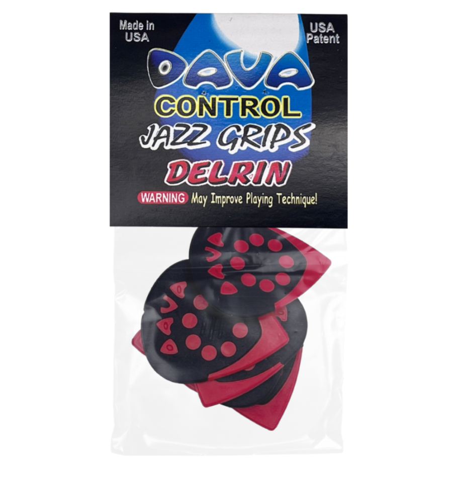 Dava Jazz Grip Delrin Picks