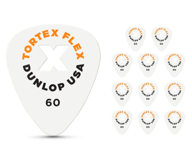 Dunlop TORTEX FLEX X PICK .60MM-12 pack