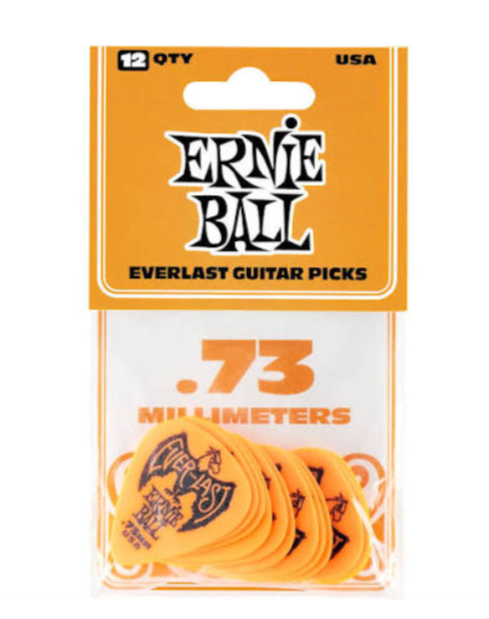 Ernie Ball Everlast Delrin Picks 12 Pack .73 mm