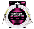 Ernie Ball Straight-Angle Instrument Cable - White 20 ft.