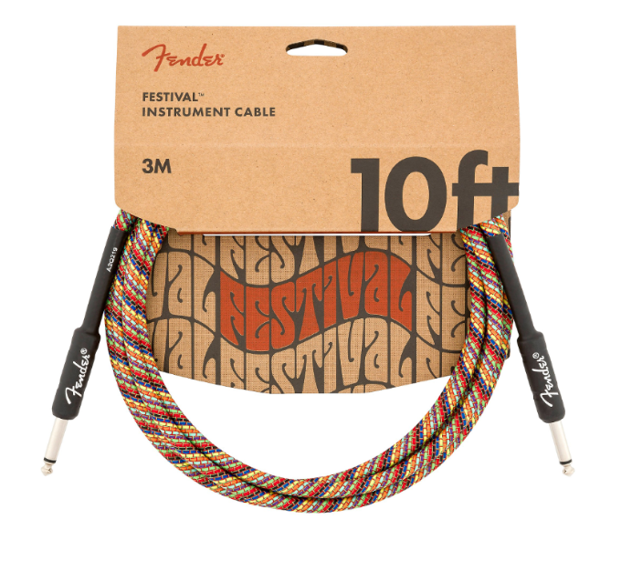 Festival Instrument Cable-Rainbow