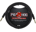 Pig Hog Instrument Cable Black Woven 1/4" to 1/4" 10 ft. Black Woven