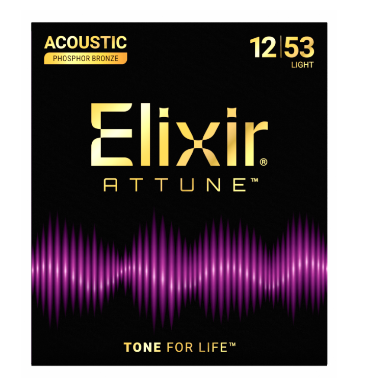 Elixir ATTUNE Phosphor Bronze Acoustic Guitar Strings