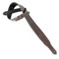Walker and Williams DLX-144 Burnished Brown Snakeskin Padded Leather Strap