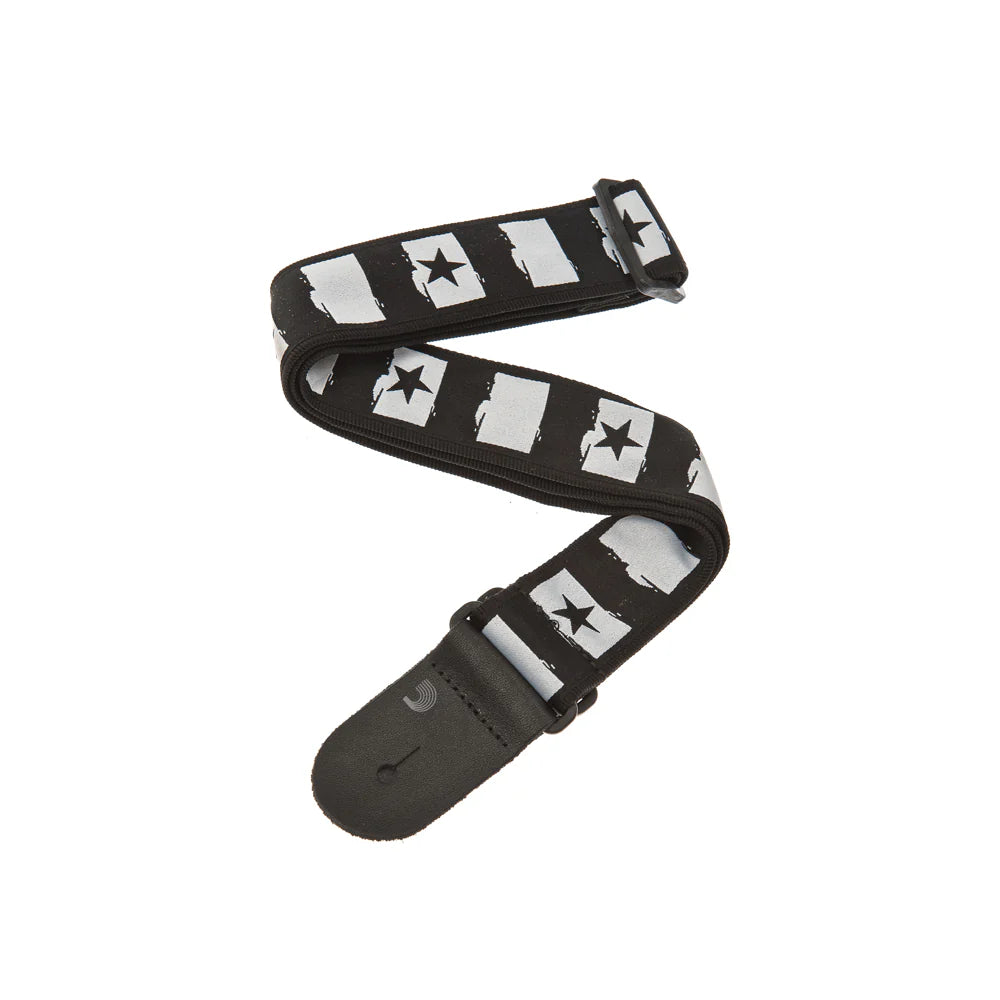 D'Addario Nylon Woven Guitar Strap-Rock Star