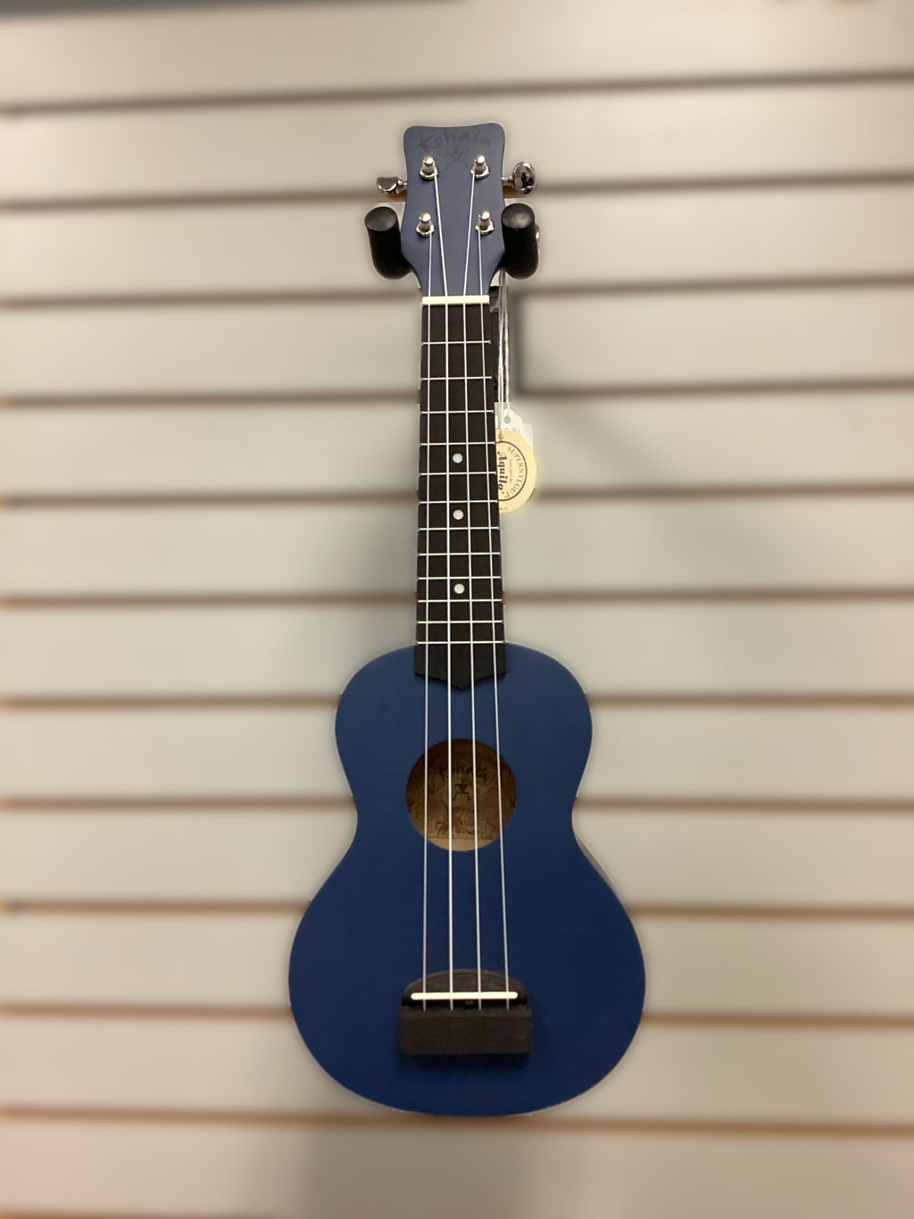 Kohala KT-SBL Tiki Series Ocean Blue Soprano Ukulele