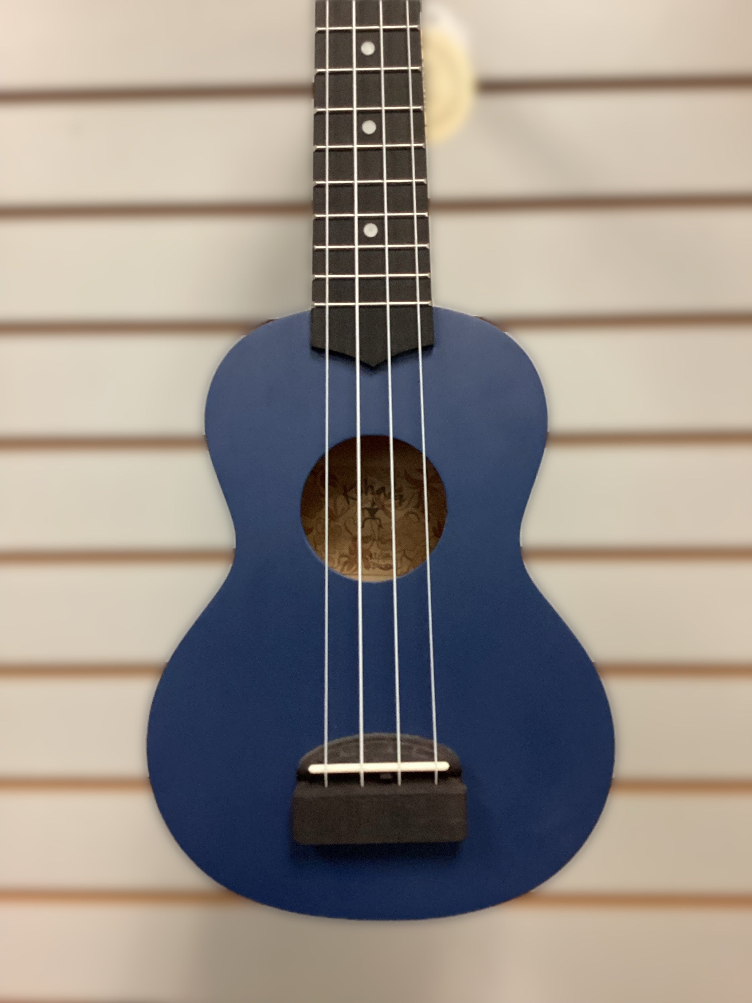 Kohala KT-SBL Tiki Series Ocean Blue Soprano Ukulele